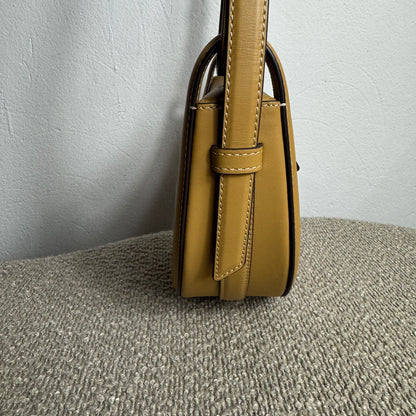 Polène Numéro Dix Camel Genarbtes Leder