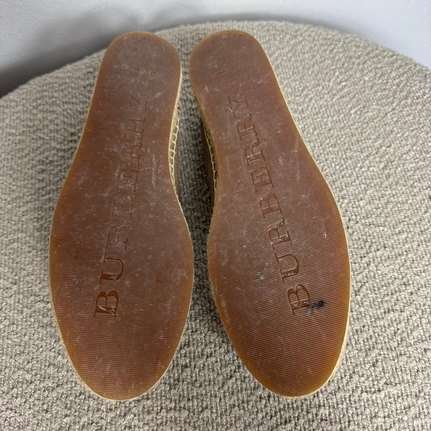Burberry Espadrilles Schuhe – Icon Check – Gr. 38,5