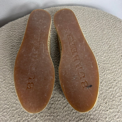 Burberry Espadrilles Schuhe – Icon Check – Gr. 38,5