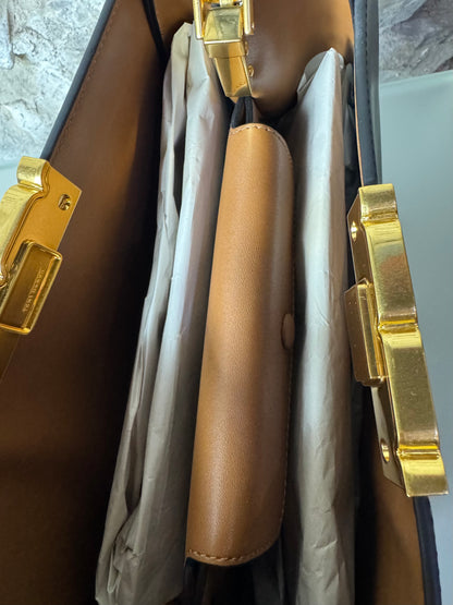 Tory Burch Eleanor Henkeltasche – Schwarz