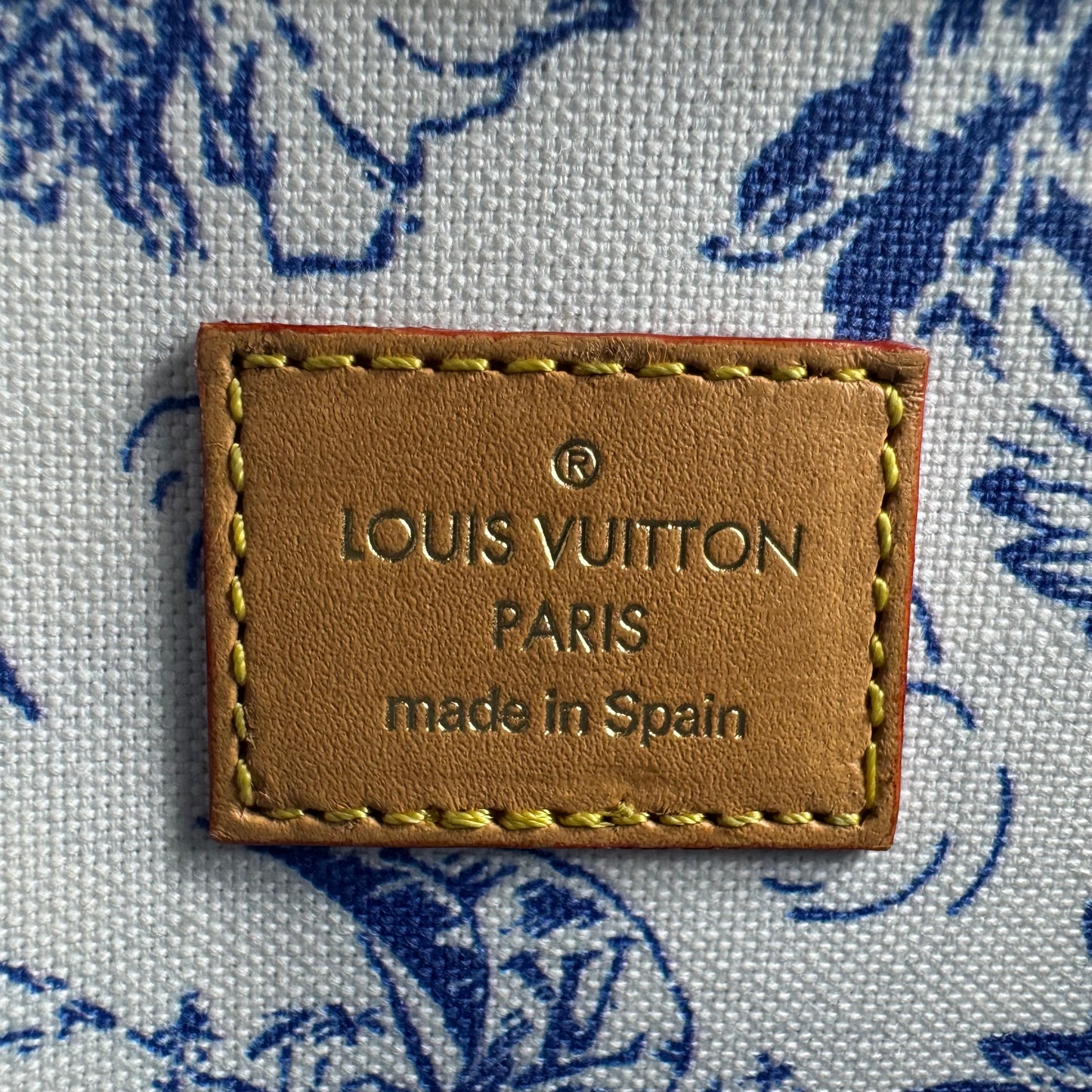 Louis Vuitton Pochette Félicie – Monogram Tile „By The Pool“ Lagoon Blue