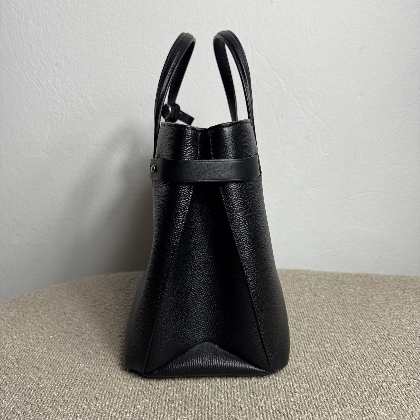 Burberry Banner Bag Grainy Calfskin Schwarz