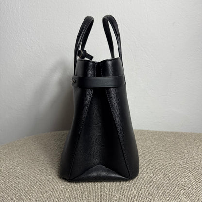 Burberry Banner Bag Grainy Calfskin Schwarz