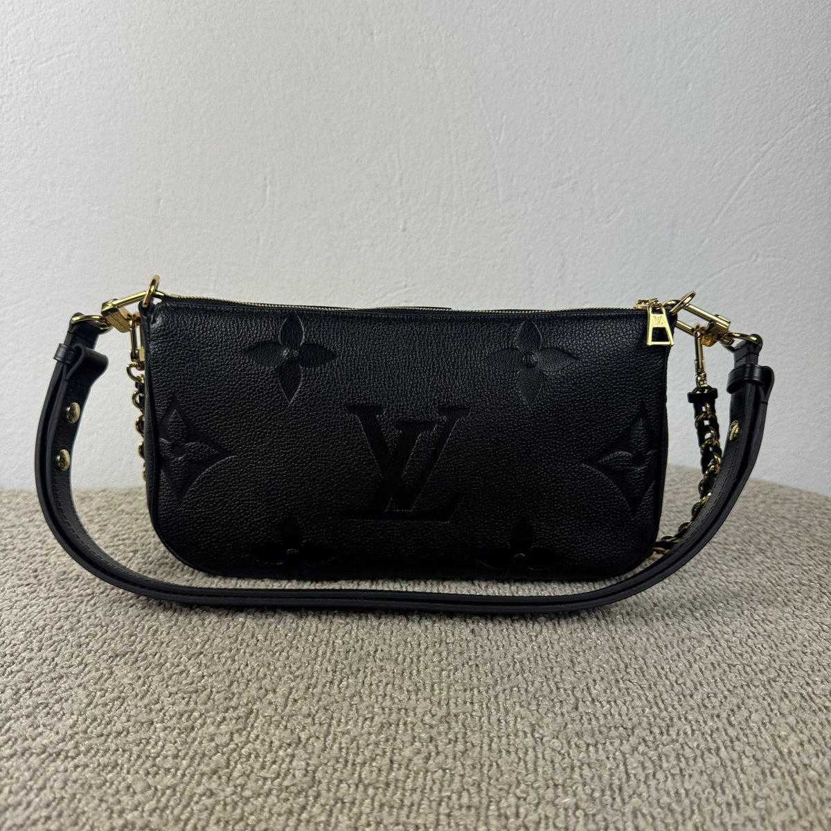 Louis Vuitton Multi Pochette Accessoires – Monogram Empreinte Noir