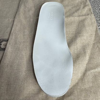 Gucci Ace Damen-Sneaker – Weiß mit Web-Streifen und Bienen-Stickerei