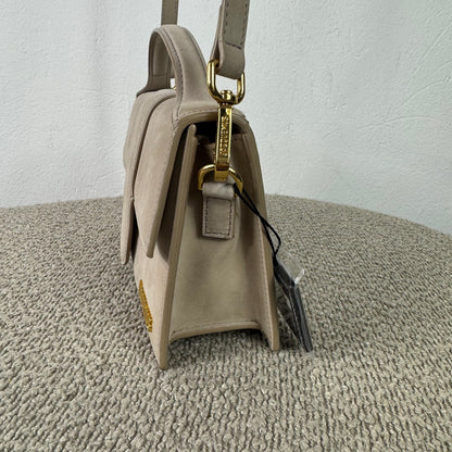 Jacquemus Le Bambino Long – Wildleder Beige