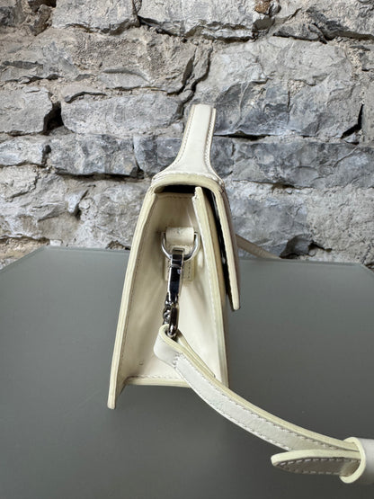 Jacquemus Le Bambino – Lackleder Weiß