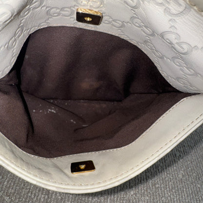 Gucci Mini Guccissima Punch Tote Bag – Weiß