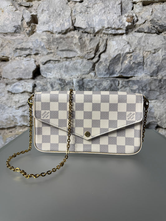 Louis Vuitton Felicie Damier Azur