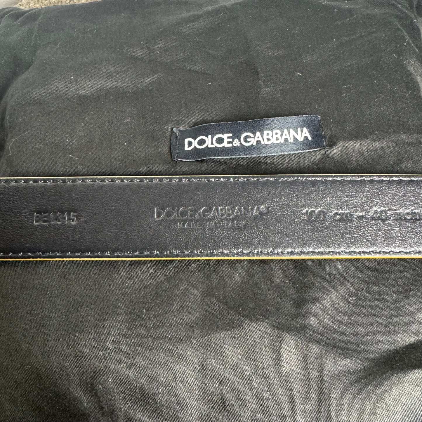 Dolce & Gabbana Devotion Gürtel – Gold mit Herz-Schnalle (Gr. 100 cm)