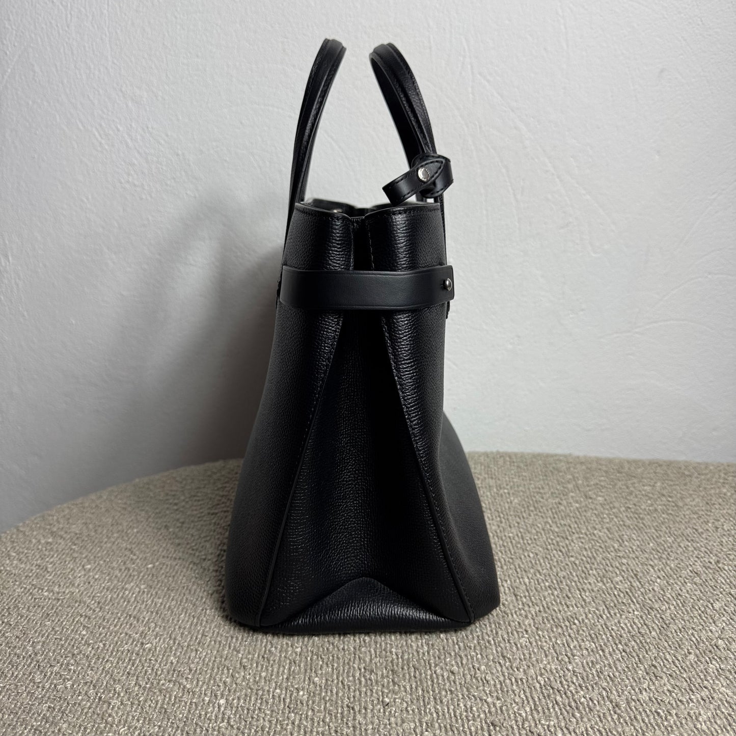 Burberry Banner Bag Grainy Calfskin Schwarz