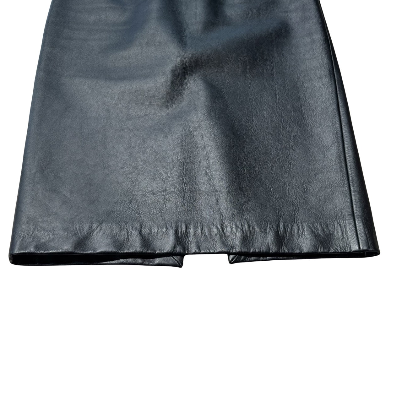 Maison Martin Margiela Lederrock Schwarz Gr. S