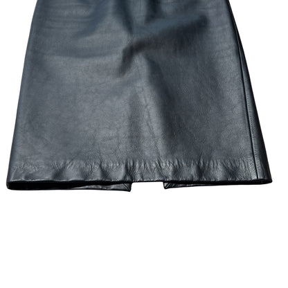 Maison Martin Margiela Lederrock Schwarz Gr. S