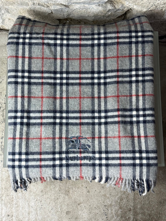 Burberry Schal Nova Check Grau