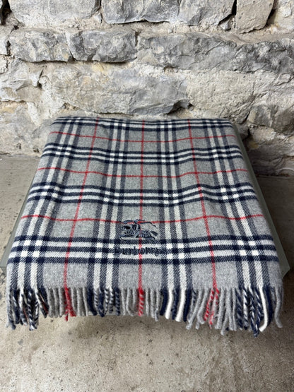 Burberry Schal Nova Check Grau