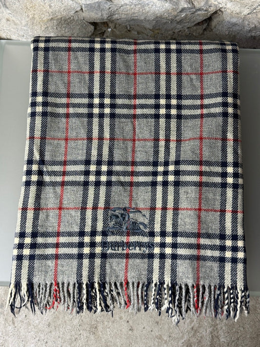 Burberry Schal Nova Check Grau