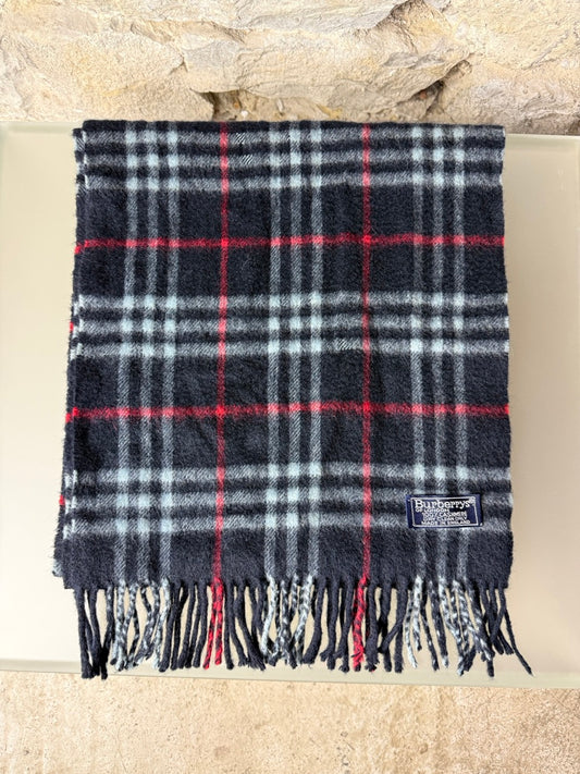 Burberry Schal Nova Check Dunkelblau
