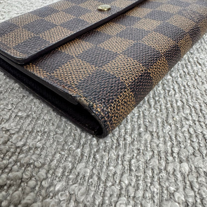 Louis Vuitton Trifold Geldbeutel – Damier Ebene
