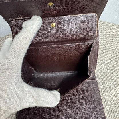 Louis Vuitton Trifold Geldbeutel – Damier Ebene