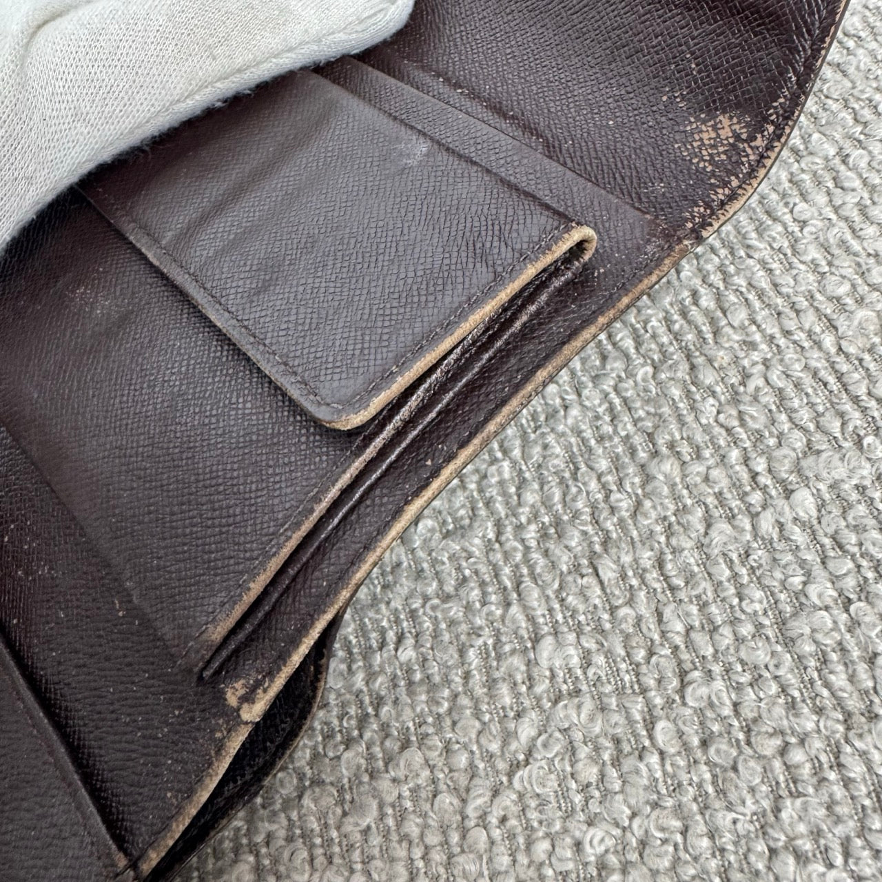 Louis Vuitton Trifold Geldbeutel – Damier Ebene