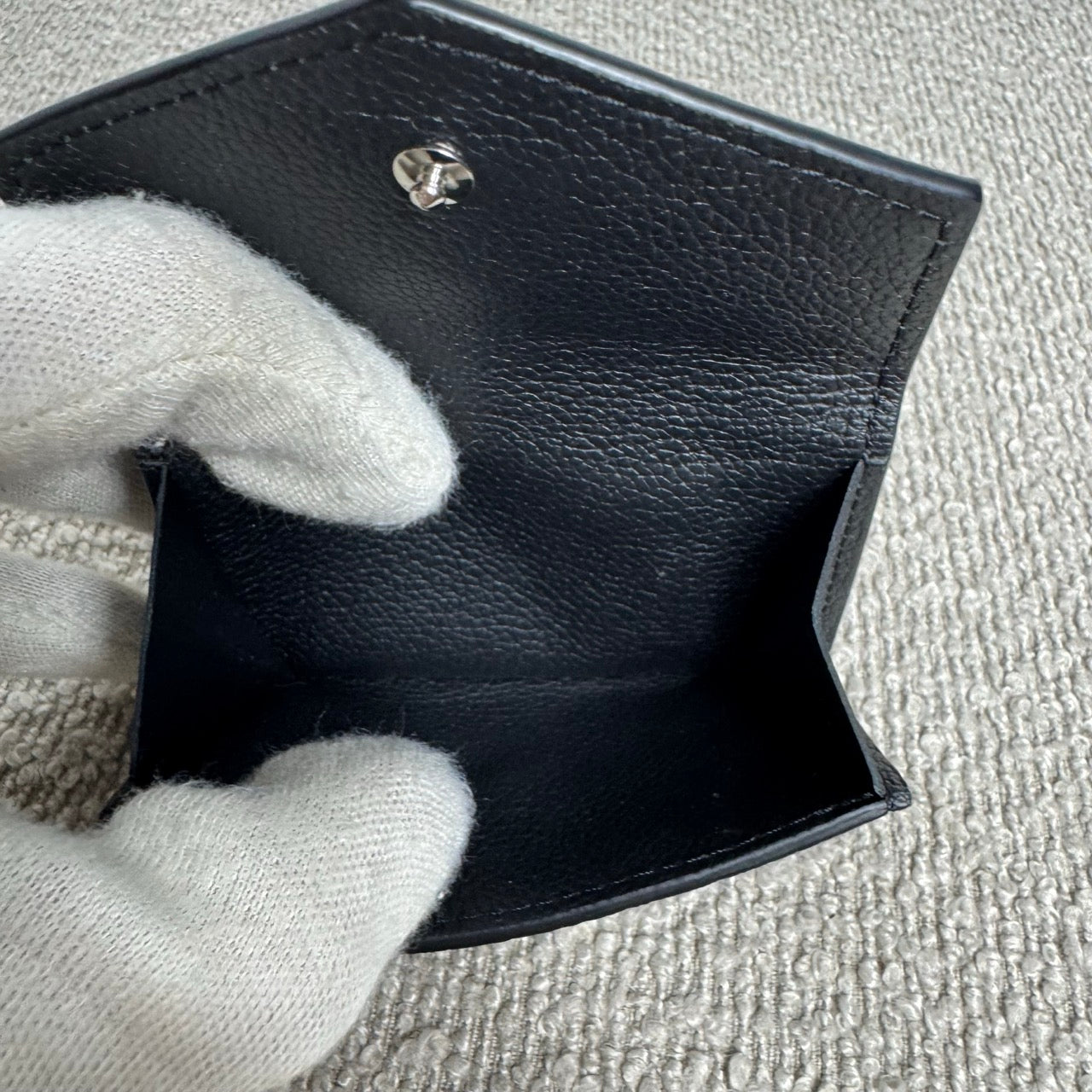 Louis Vuitton Lockmini Geldbeutel – Schwarz