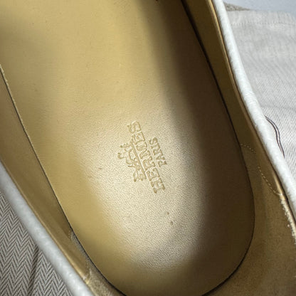 Hermès Slip-On Sneaker – Weiß/Schwarz