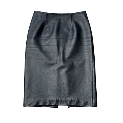 Maison Martin Margiela Lederrock Schwarz Gr. S