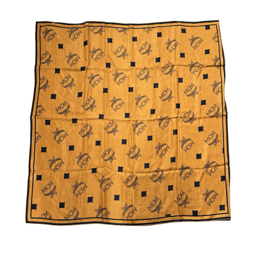 MCM Halstuch / Schal Baumwoll-Seiden-Mix 84 × 84 cm