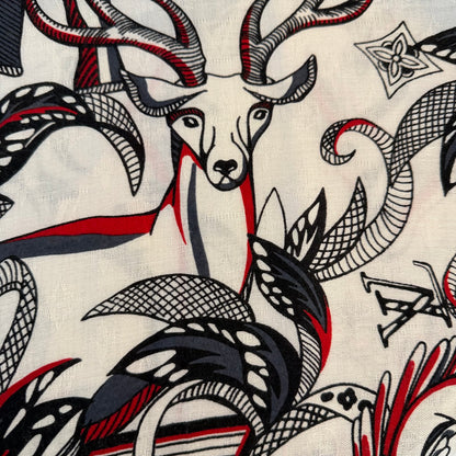 Louis Vuitton Wild at Heart / Animals Carré 90 – Seide & Kaschmir
