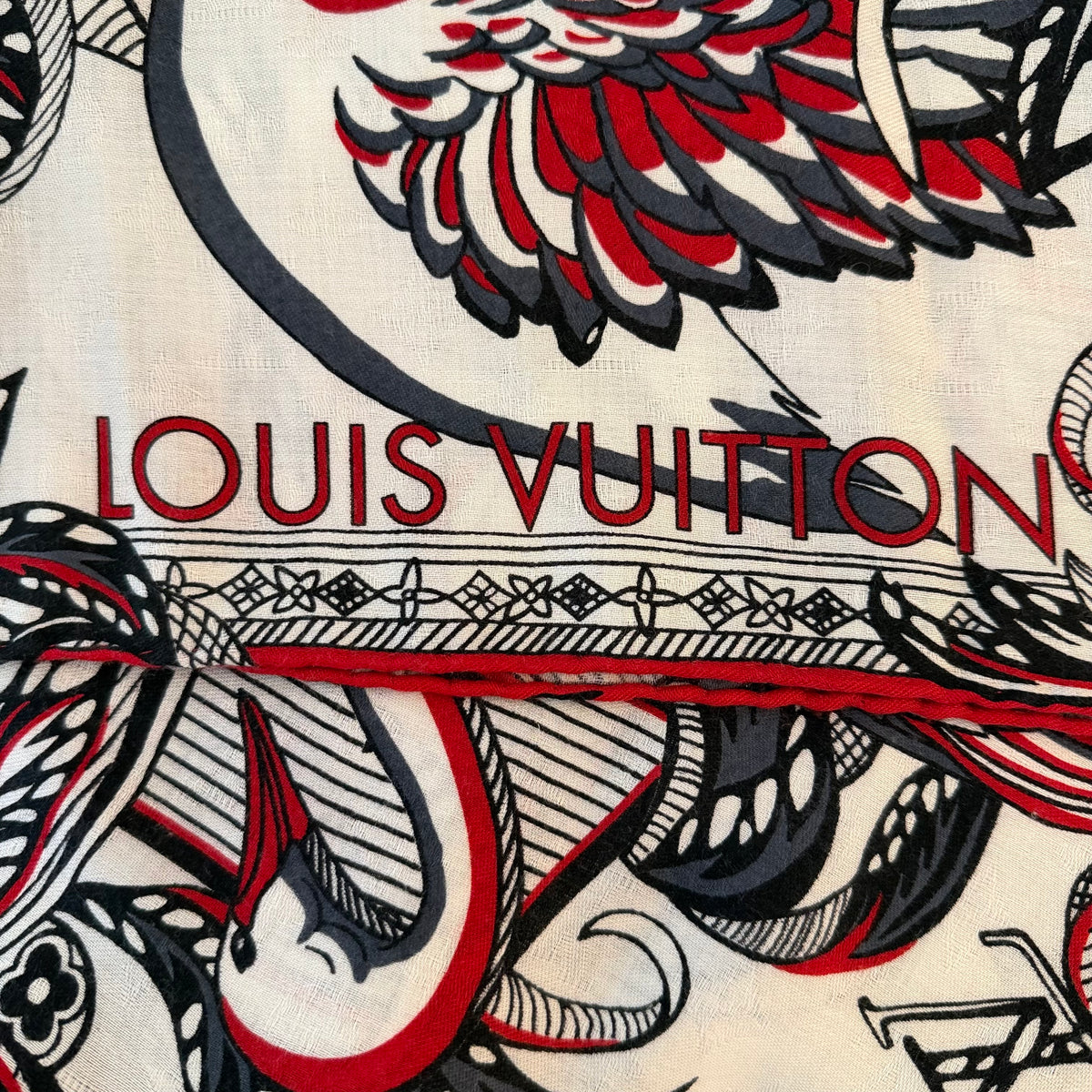 Louis Vuitton Wild at Heart / Animals Carré 90 – Seide & Kaschmir