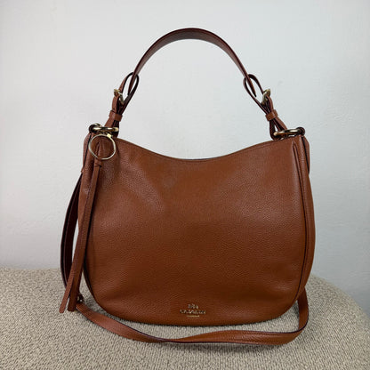 Coach Schultertasche – Braunes Leder