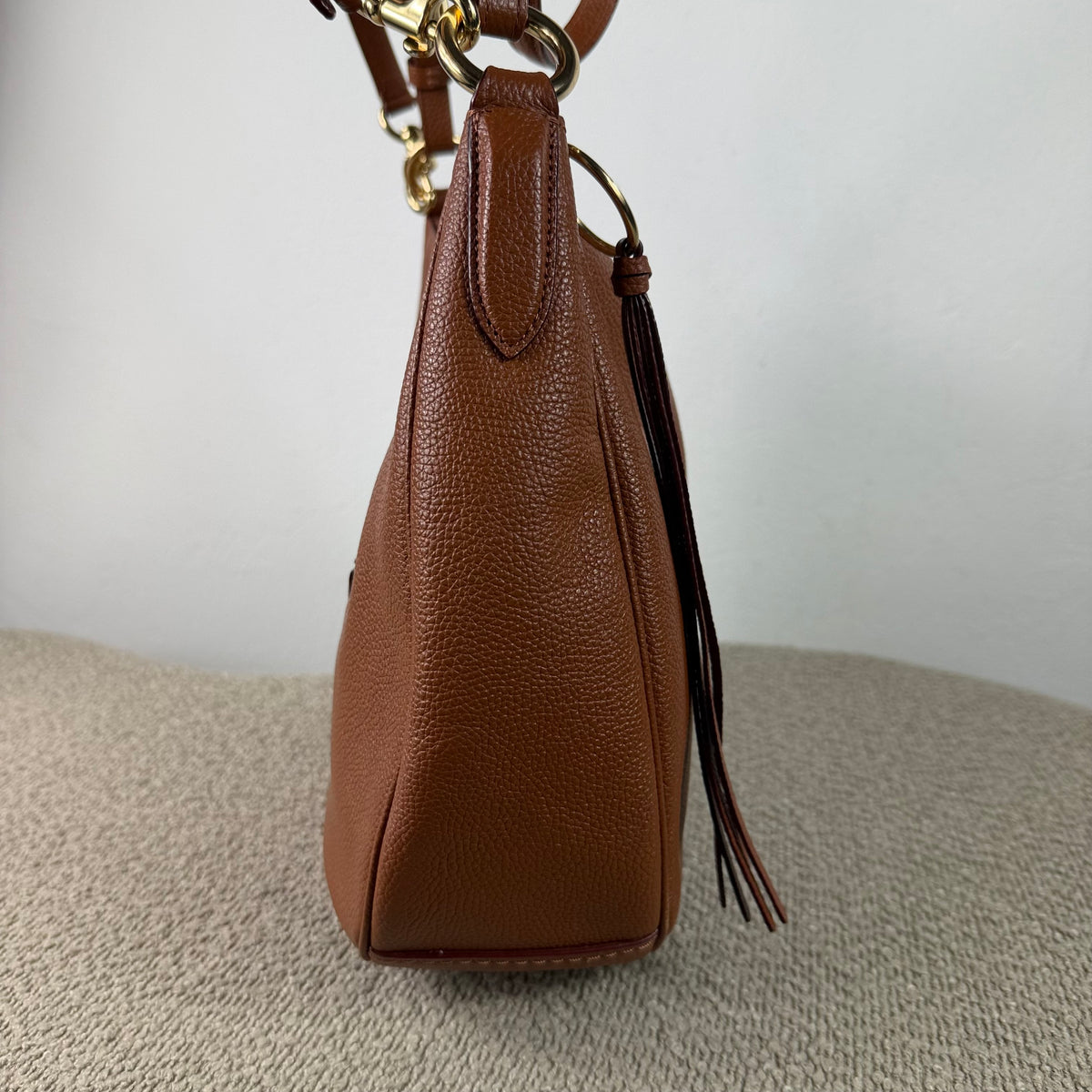 Coach Schultertasche – Braunes Leder