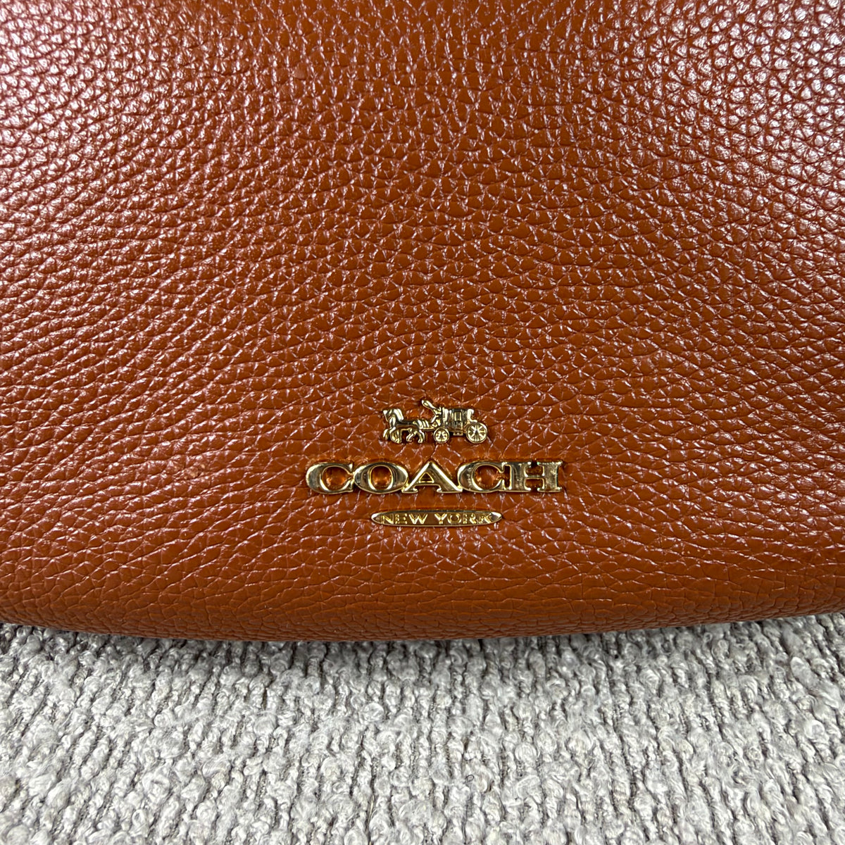 Coach Schultertasche – Braunes Leder