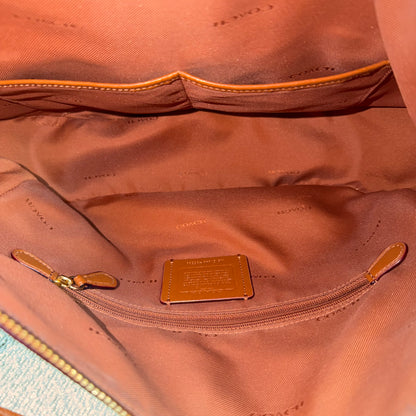 Coach Schultertasche – Braunes Leder