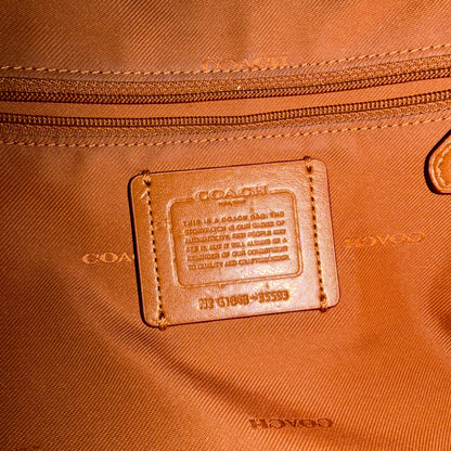 Coach Schultertasche – Braunes Leder