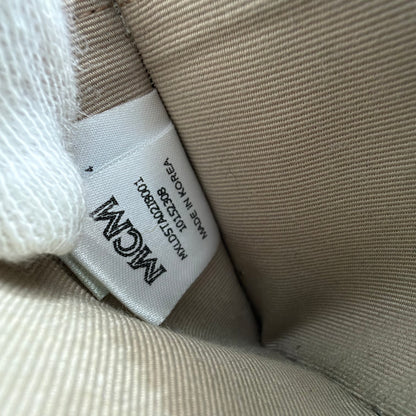 MCM Visetos Zip Around Geldbörse – Off-White