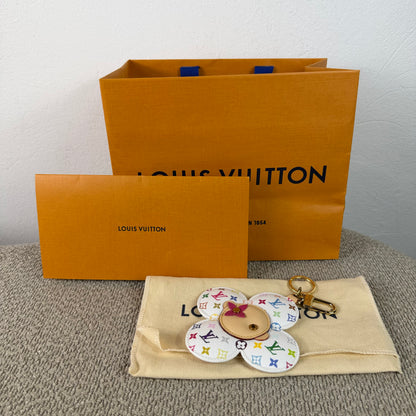 Louis Vuitton x Takashi Murakami Vivienne Head Taschenanhänger – Monogram Multicolore