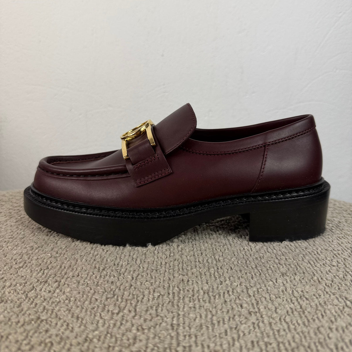 Louis Vuitton Academy Baroque Loafer – Bordeauxrot – Gr. 37,5