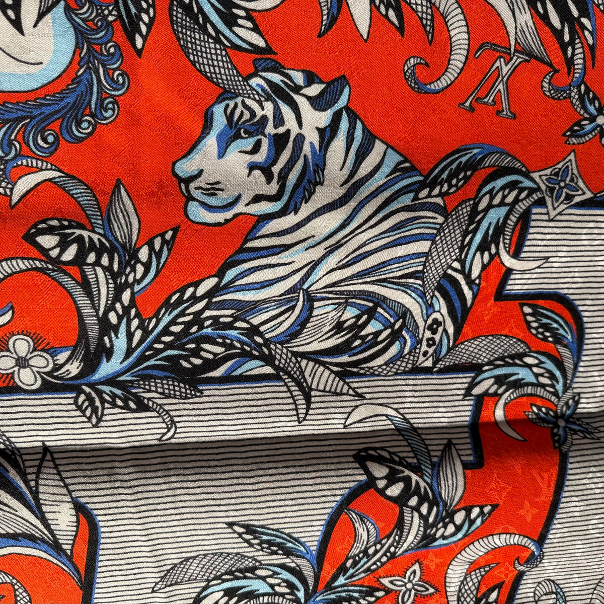 Louis Vuitton Wild at Heart Animal Tuch – Kaschmir & Seide – 140 x 140 cm