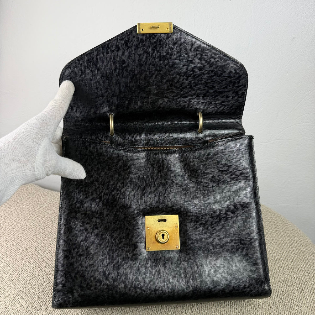 Jil Sander Vintage Handtasche – Schwarz