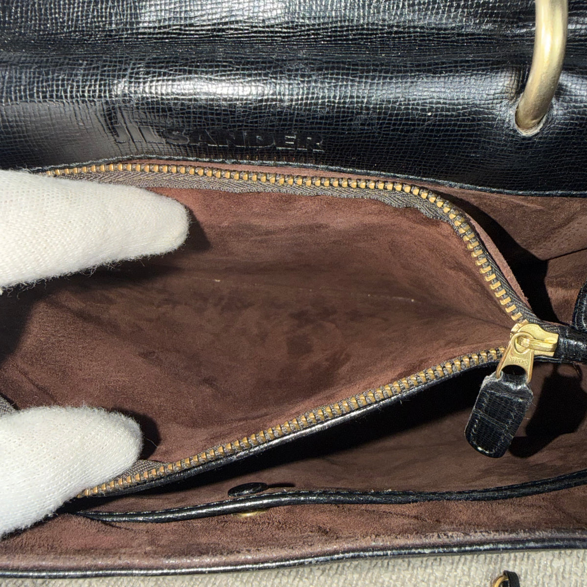 Jil Sander Vintage Handtasche – Schwarz