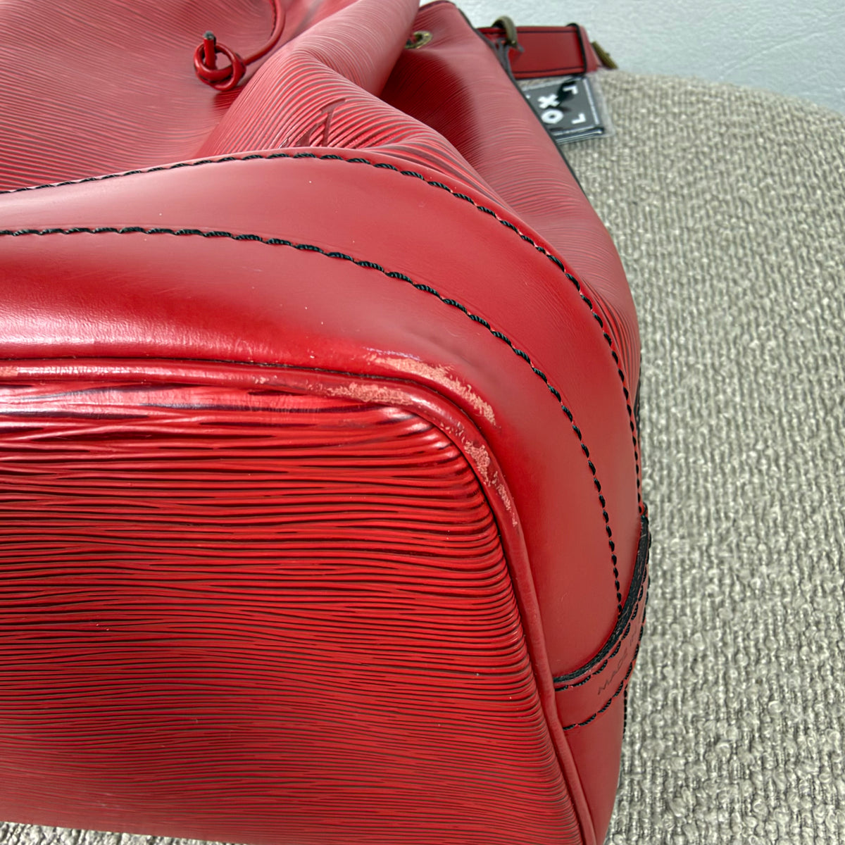 Louis Vuitton Sac Noé Grande – Epi Leder Rot