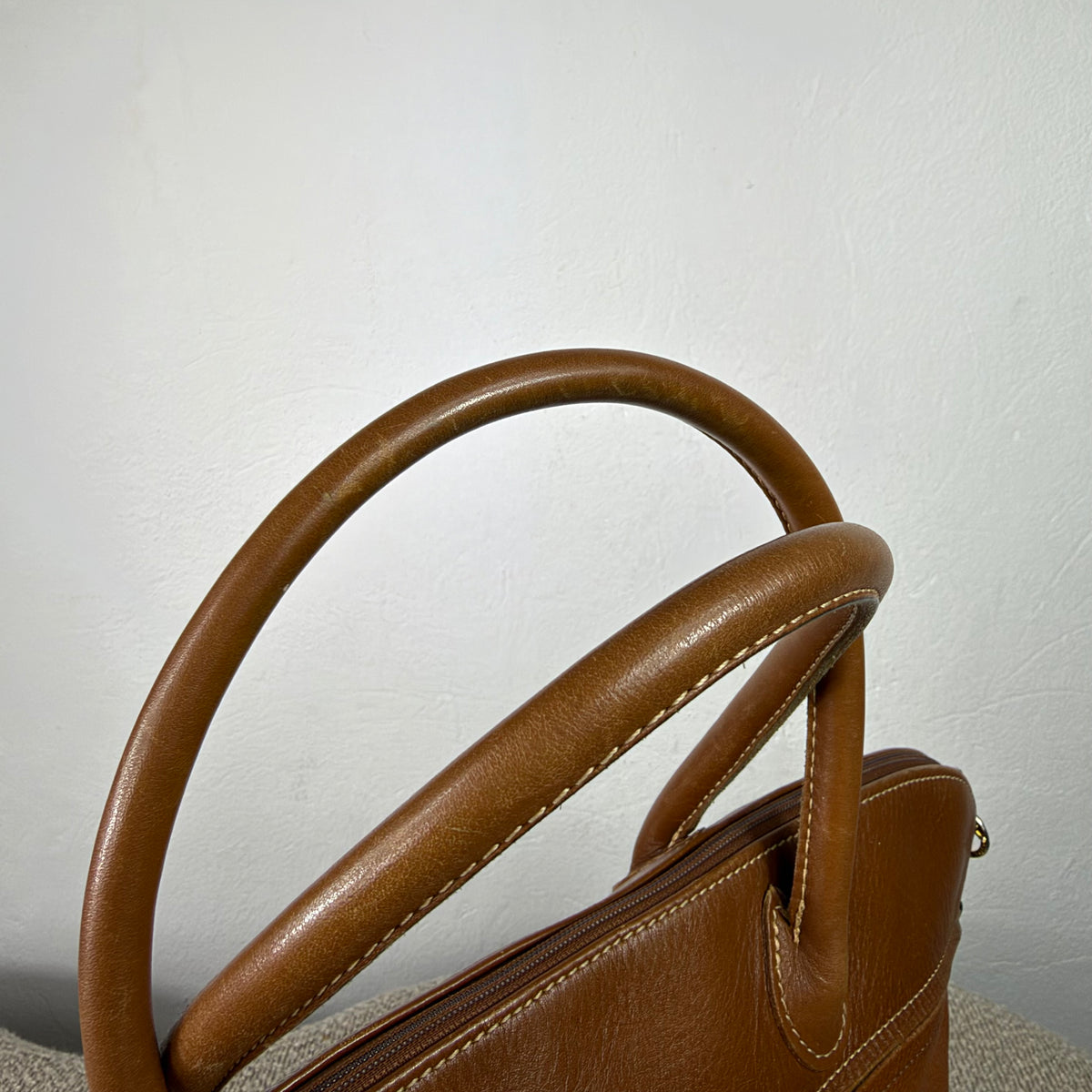 Longchamp Handtasche – Braunes Leder