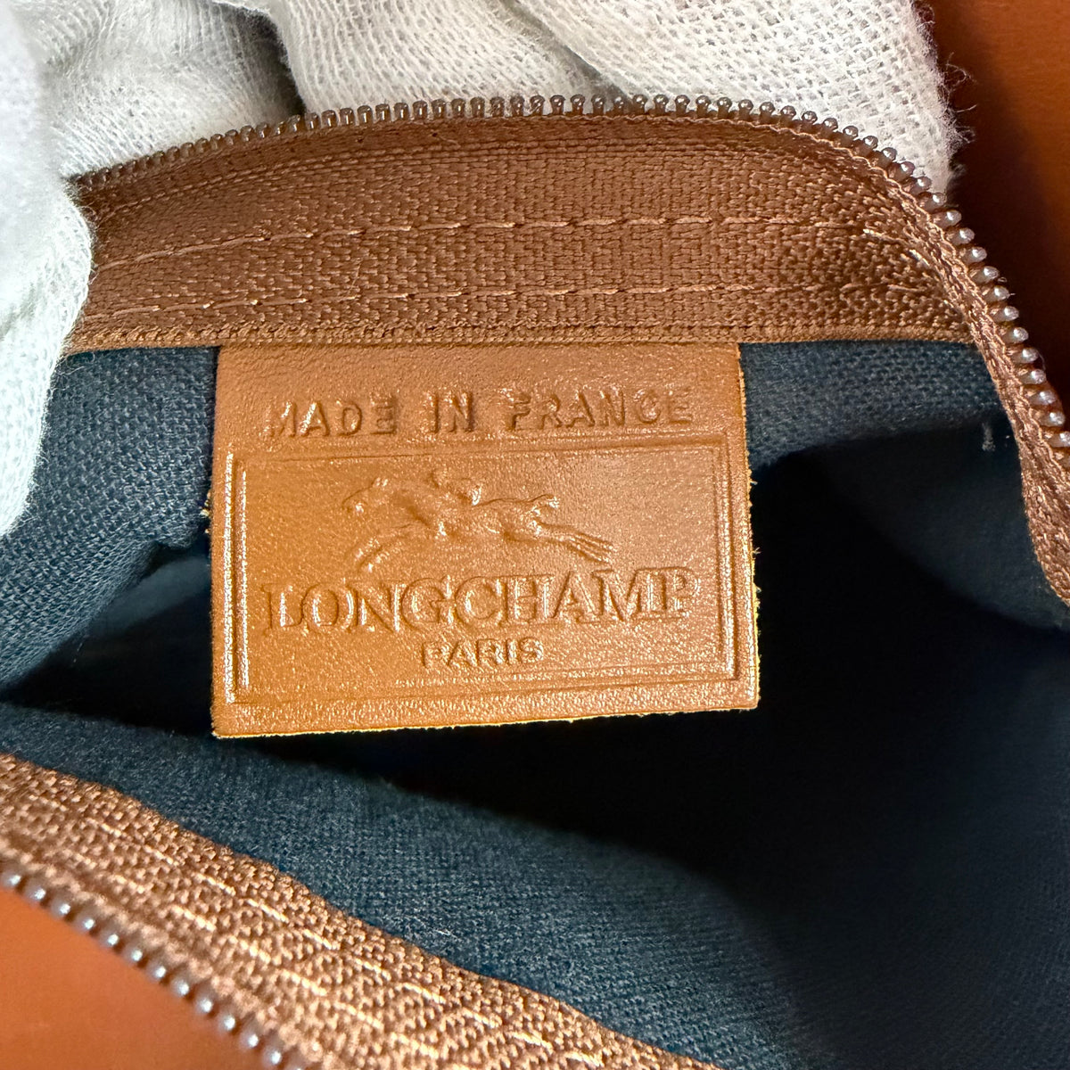 Longchamp Handtasche – Braunes Leder