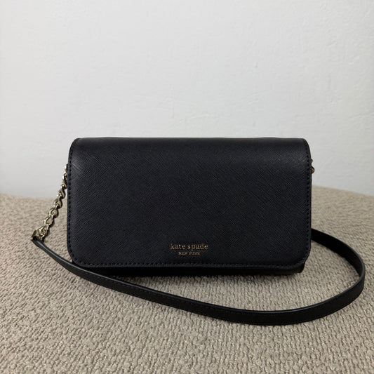 Kate Spade New York Flap Crossbody Bag – Schwarz