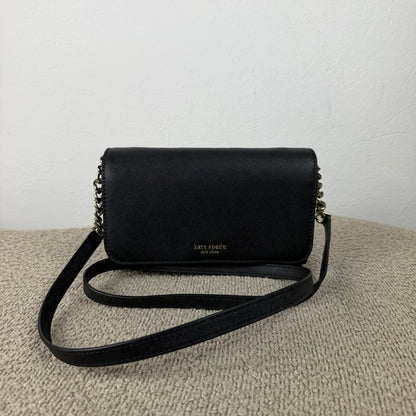 Kate Spade New York Flap Crossbody Bag – Schwarz