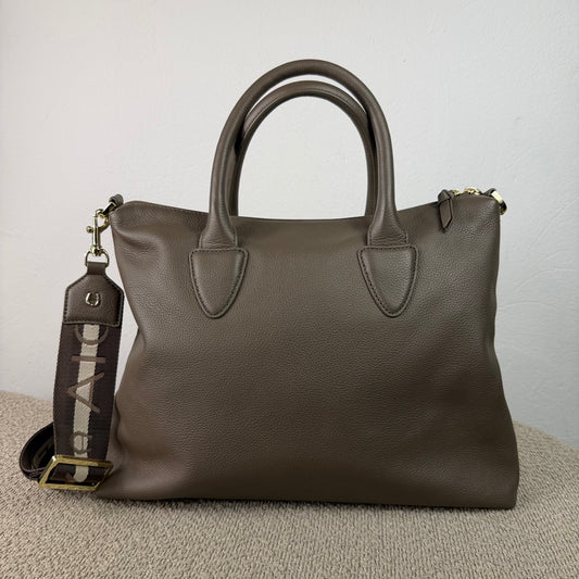 Aigner Shopper Handtasche – Leder Taupe