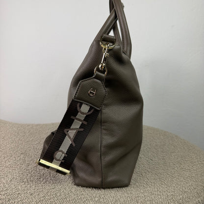 Aigner Shopper Handtasche – Leder Taupe