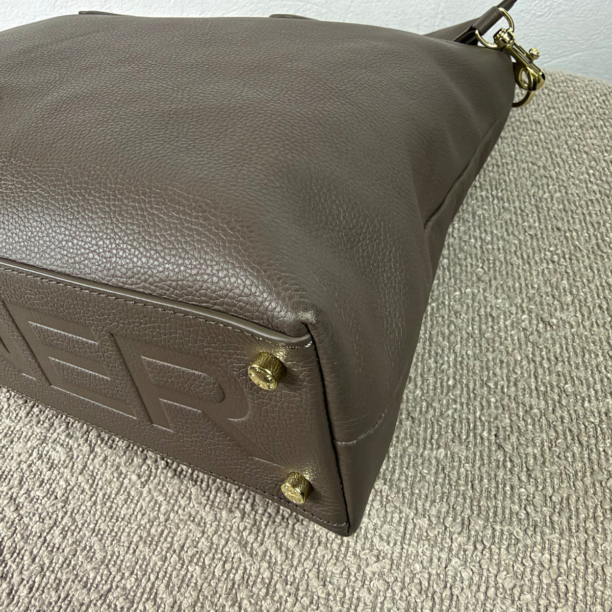 Aigner Shopper Handtasche – Leder Taupe