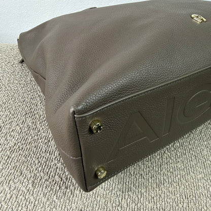 Aigner Shopper Handtasche – Leder Taupe